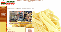 Desktop Screenshot of lazzaroli.com