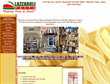 Tablet Screenshot of lazzaroli.com